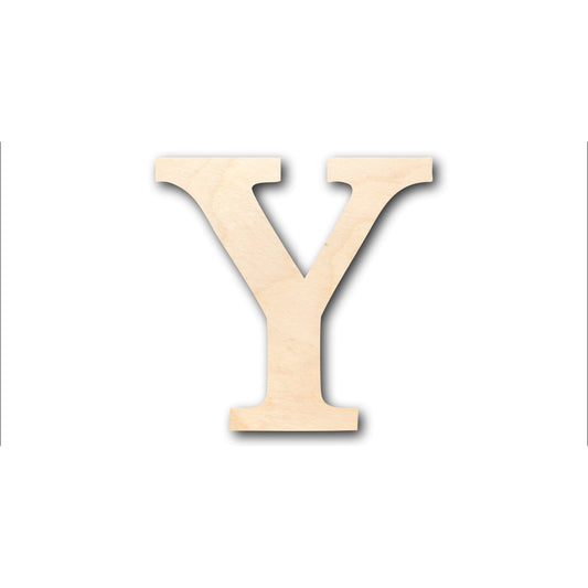 Unfinished Wood Bold Upsilon Shape - Craft - up to 46" DIY