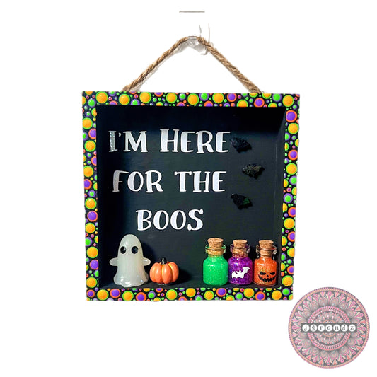 I’m here for the Boos Halloween Shadowbox