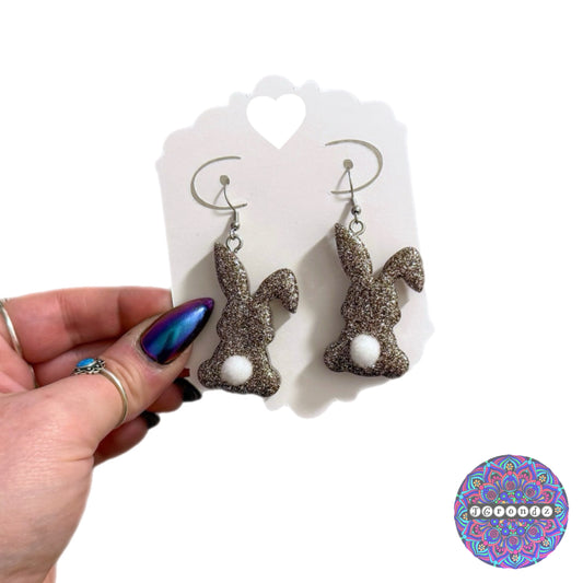 Custom Bunny Earrings for Lisa T
