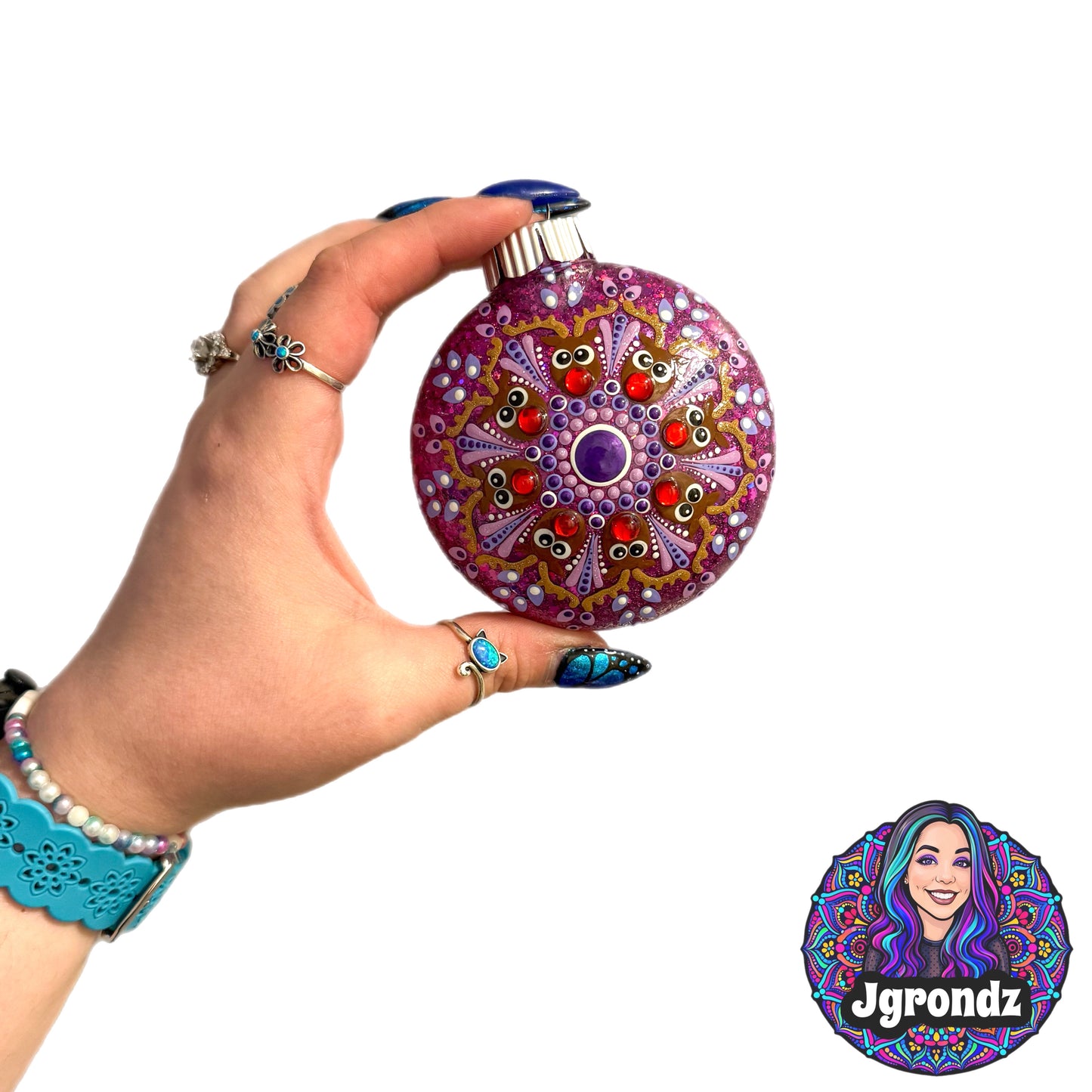 3” Reindeer Mandala Ornament