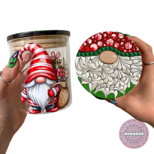 Christmas Gnome Stash Jar