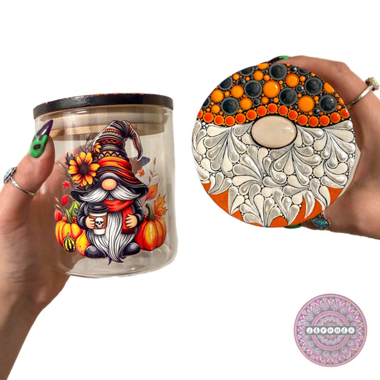 Halloween Gnome Stash Jar
