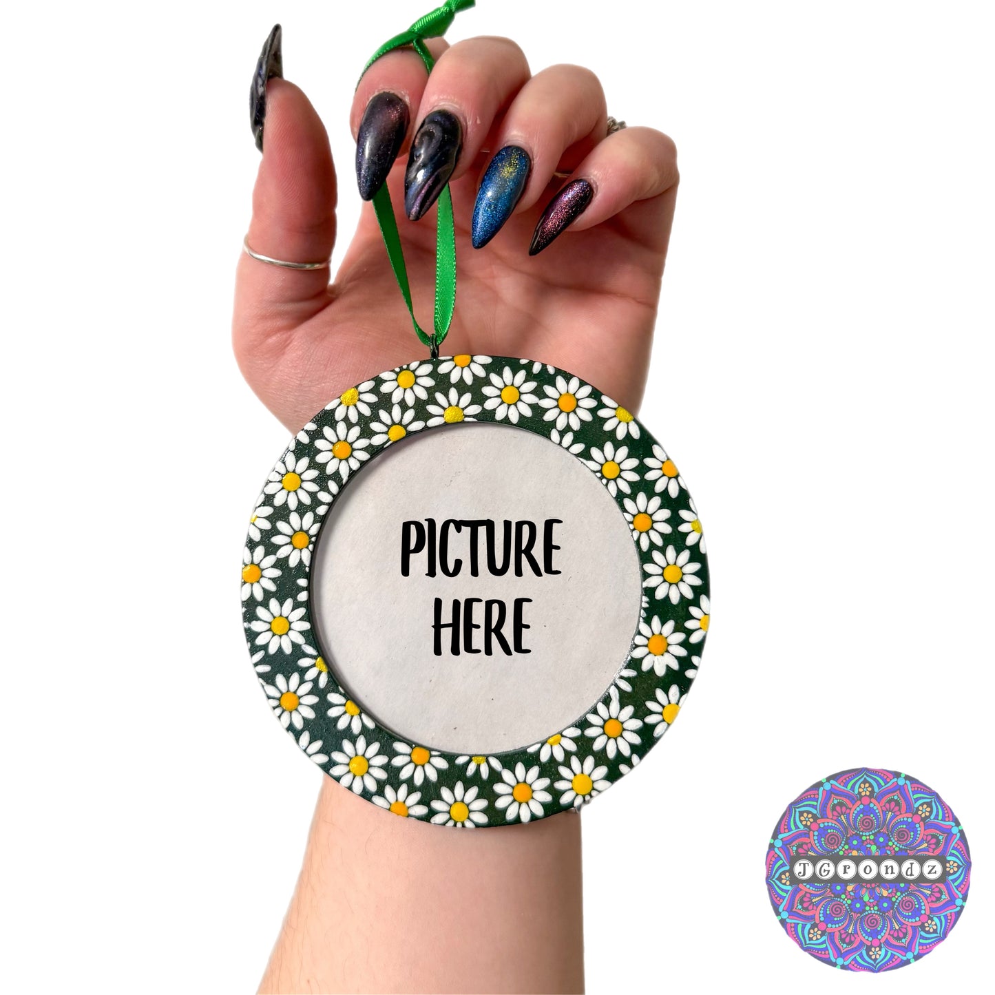 Picture Frame Ornament - Daisy