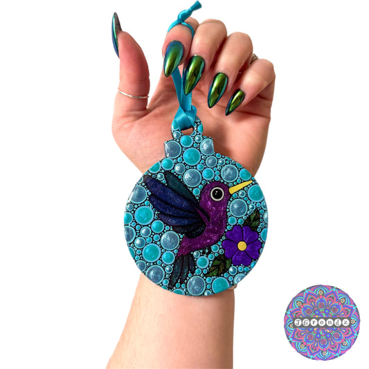 Hummingbird 4” Wood Ornament