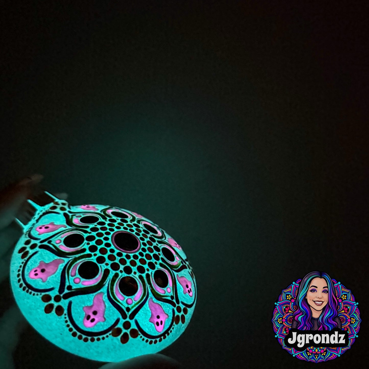 3” Halloween Mandala Ornament