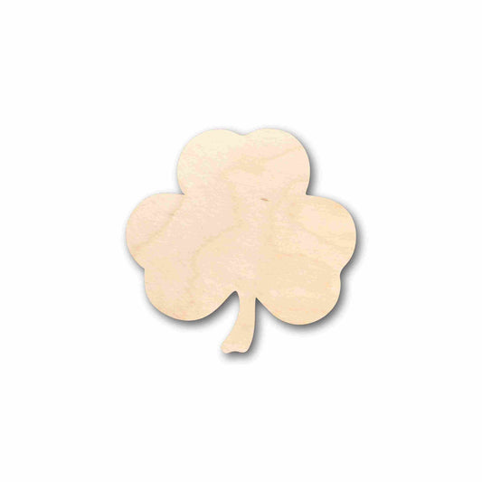 Unfinished Wood 3 Leaf Clover Silhouette - Craft- up to 46" DIY