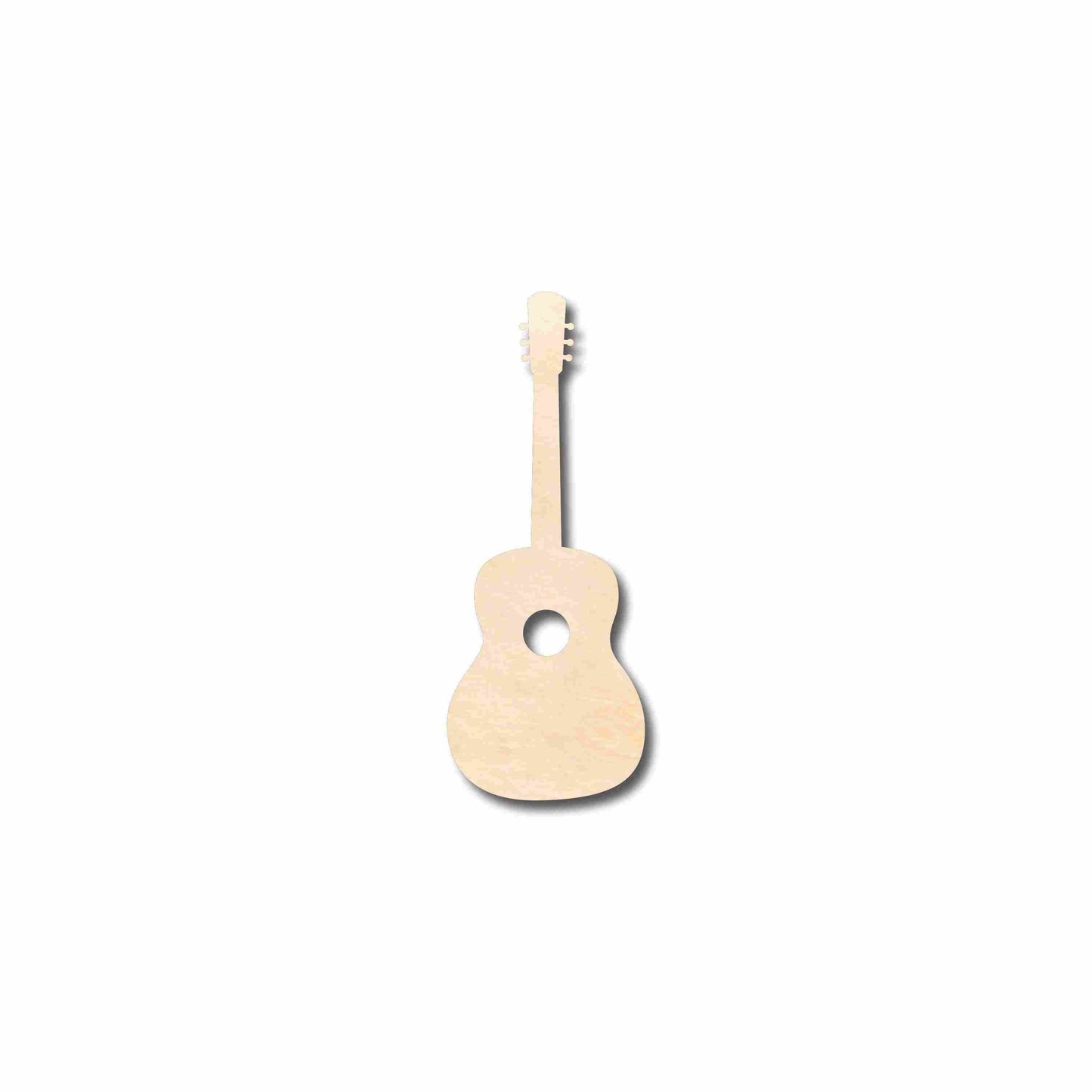 Unfinished Wood Acoustic Guitar Silhouette - Craft- up to 46" DIY