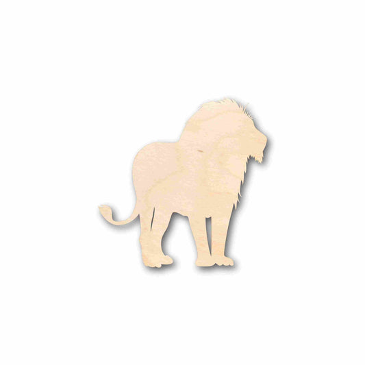 Unfinished Wood African Lion Silhouette - Craft- up to 46" DIY