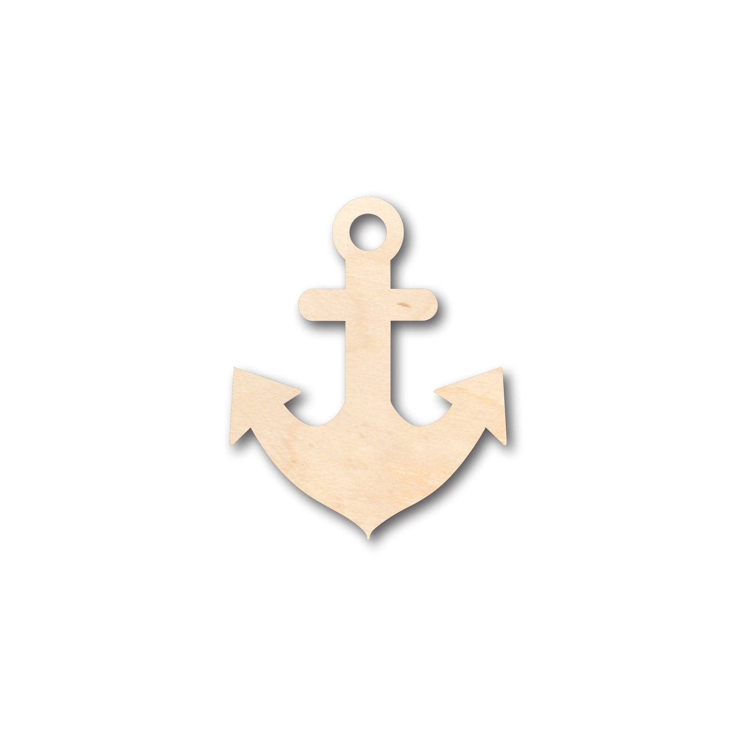Unfinished Wood Thick Anchor Shape - Craft - up to 46" DIY