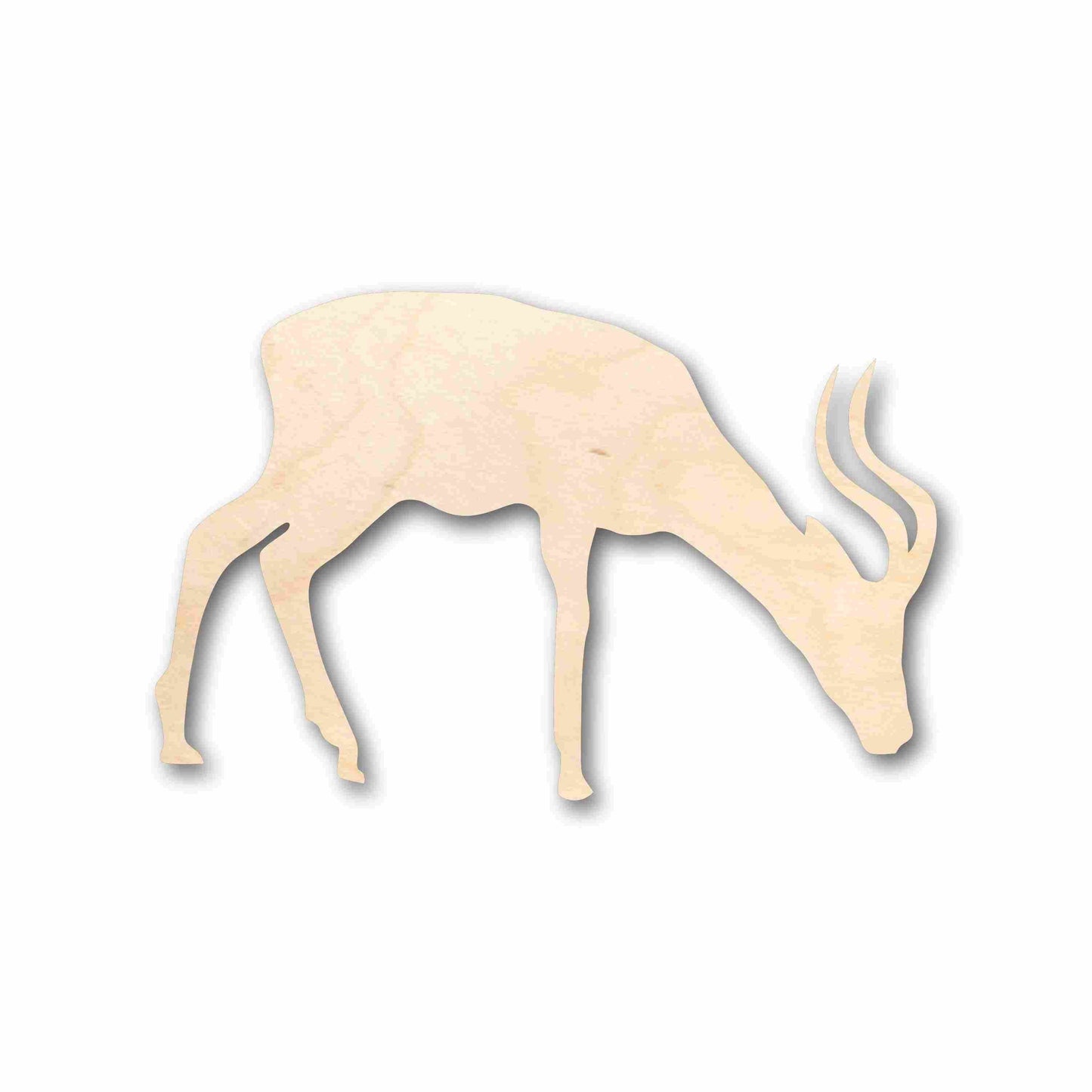Unfinished Wood Antelope Silhouette - Craft- up to 46" DIY