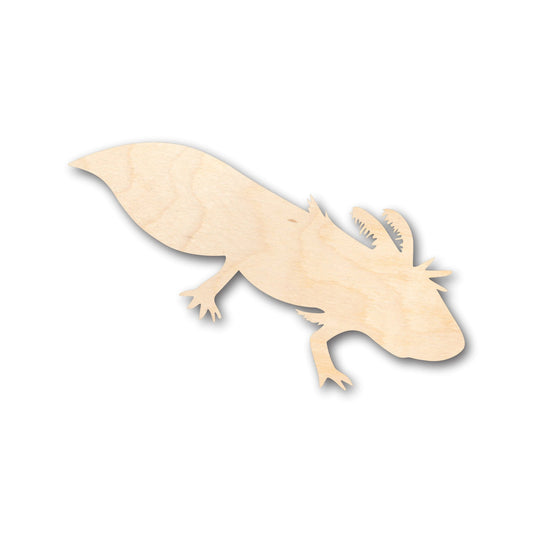 Unfinished Wood Axolotl Shape - Craft - up to 46" DIY