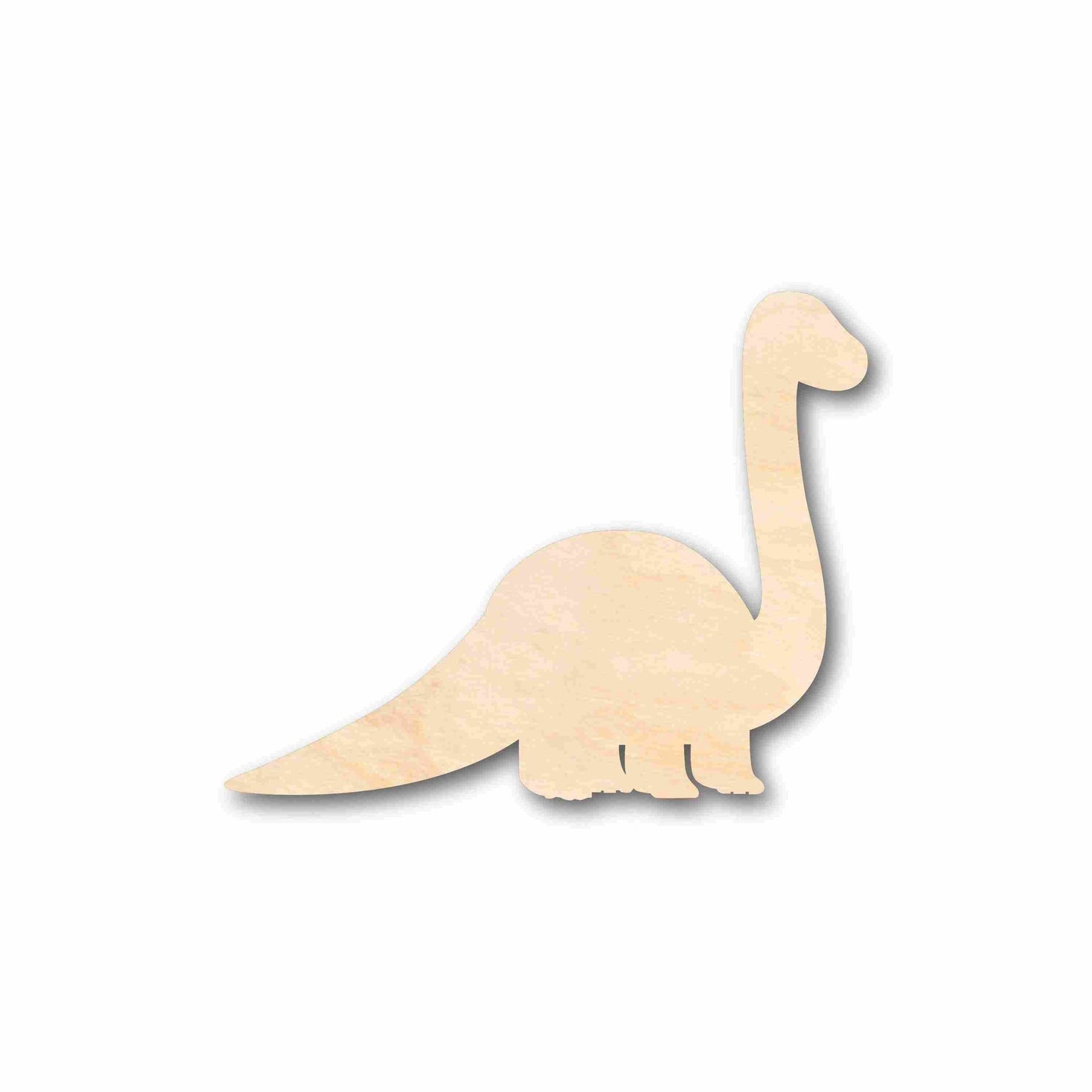 Unfinished Wood Baby Dinosaur Brontosaurus Silhouette - Craft- up to 46" DIY