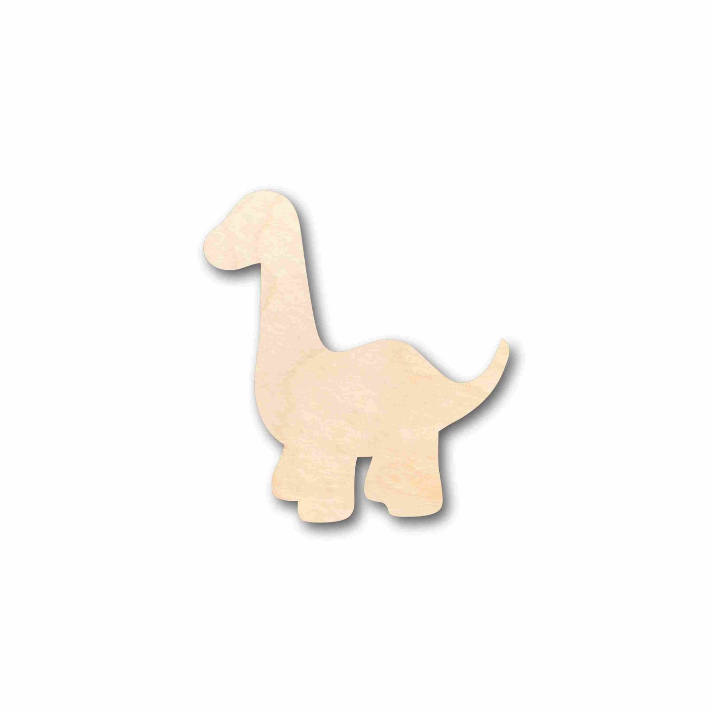 Unfinished Wood Baby Dinosaur Brontosaurus Silhouette - Craft- up to 46" DIY