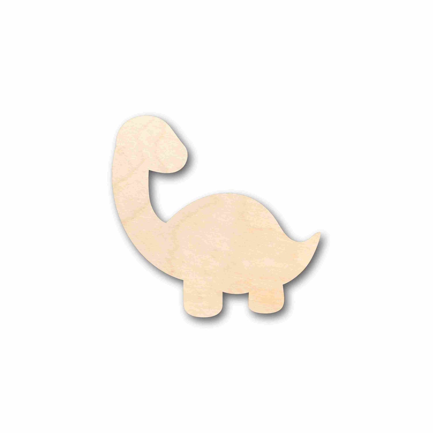 Unfinished Wood Baby Dinosaur Brontosaurus Silhouette - Craft- up to 46" DIY