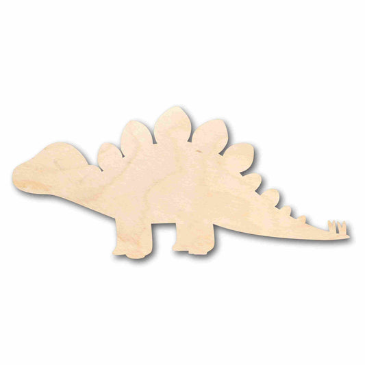 Unfinished Wood Baby Dinosaur Stegosaurus Silhouette - Craft- up to 46" DIY