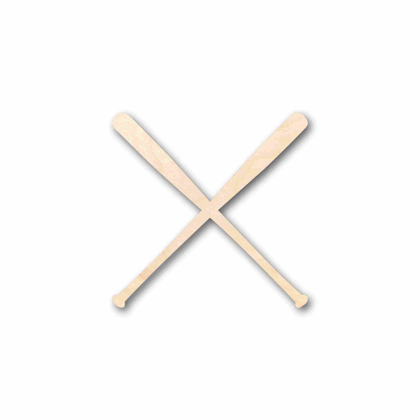 Unfinished Wood Baseball Bats Silhouette - Craft- up to 46" DIY