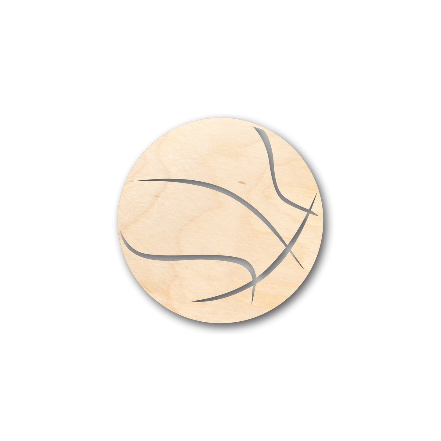 Unfinished Wood Basketball Shape - Craft - up to 46" DIY