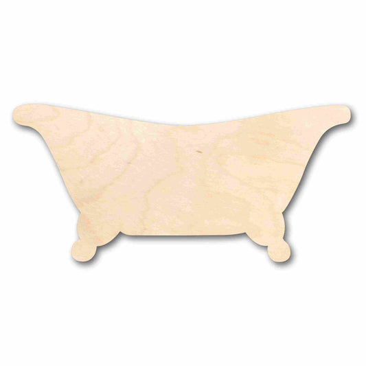 Unfinished Wood Bath Tub Silhouette - Craft- up to 46" DIY