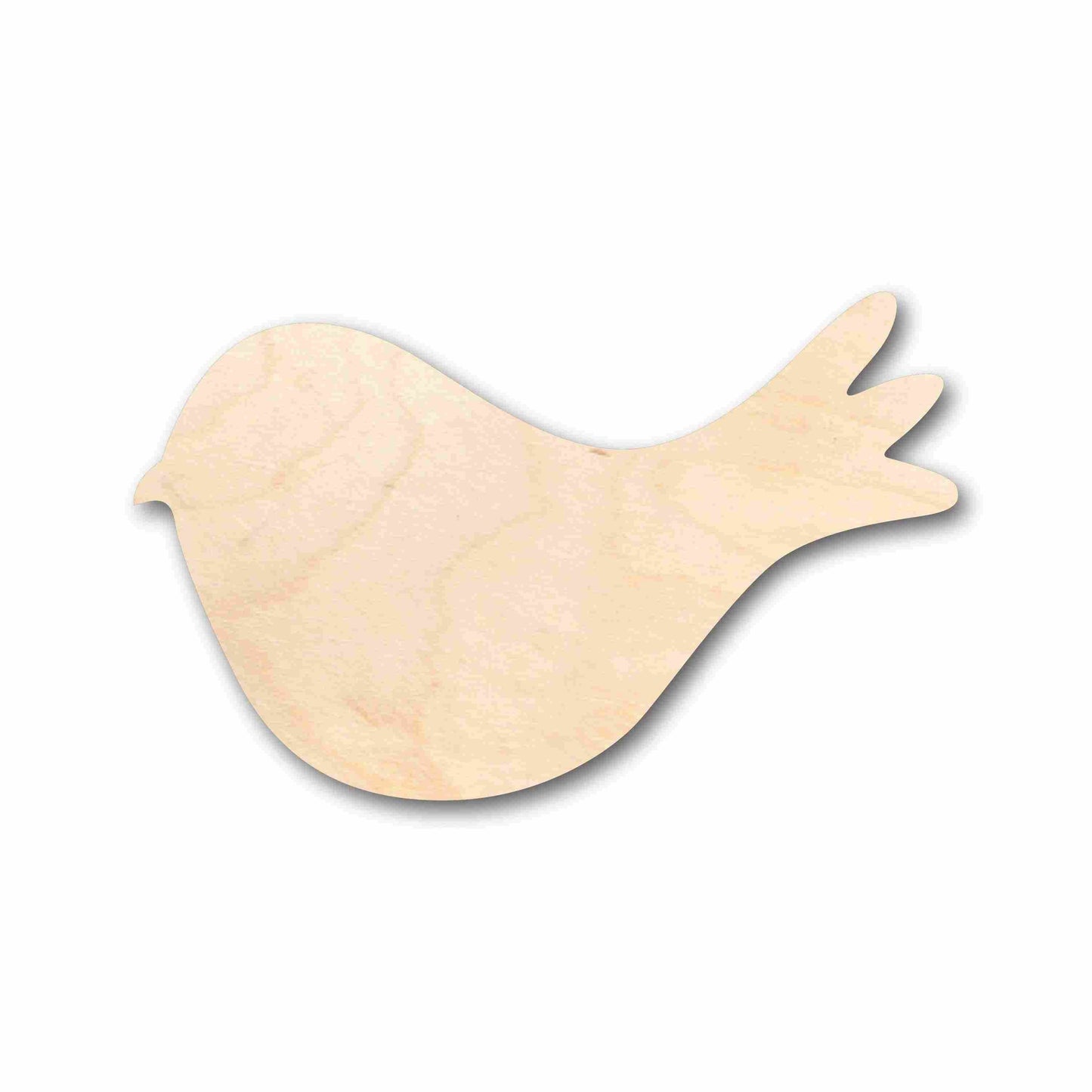 Unfinished Wood Bird Cute Craft Silhouette - Craft- up to 46" DIY
