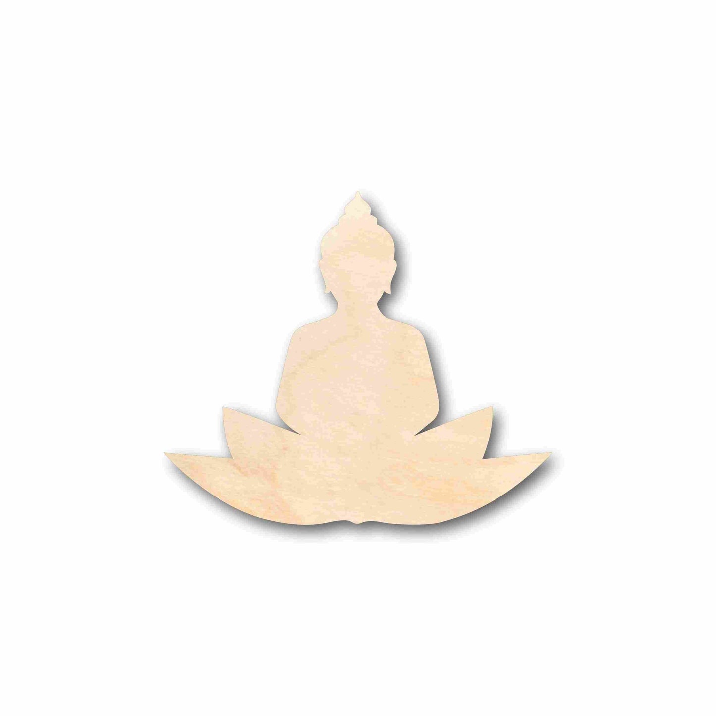 Unfinished Wood Buddha Silhouette - Craft- up to 46" DIY