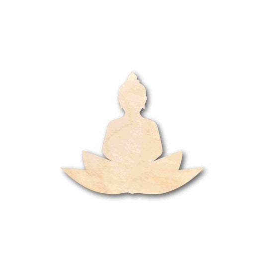 Unfinished Wood Buddha Silhouette - Craft- up to 46" DIY