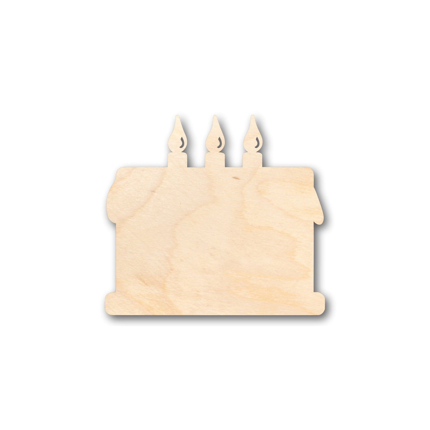 Unfinished Wood Cake Shape - Craft - up to 46" DIY