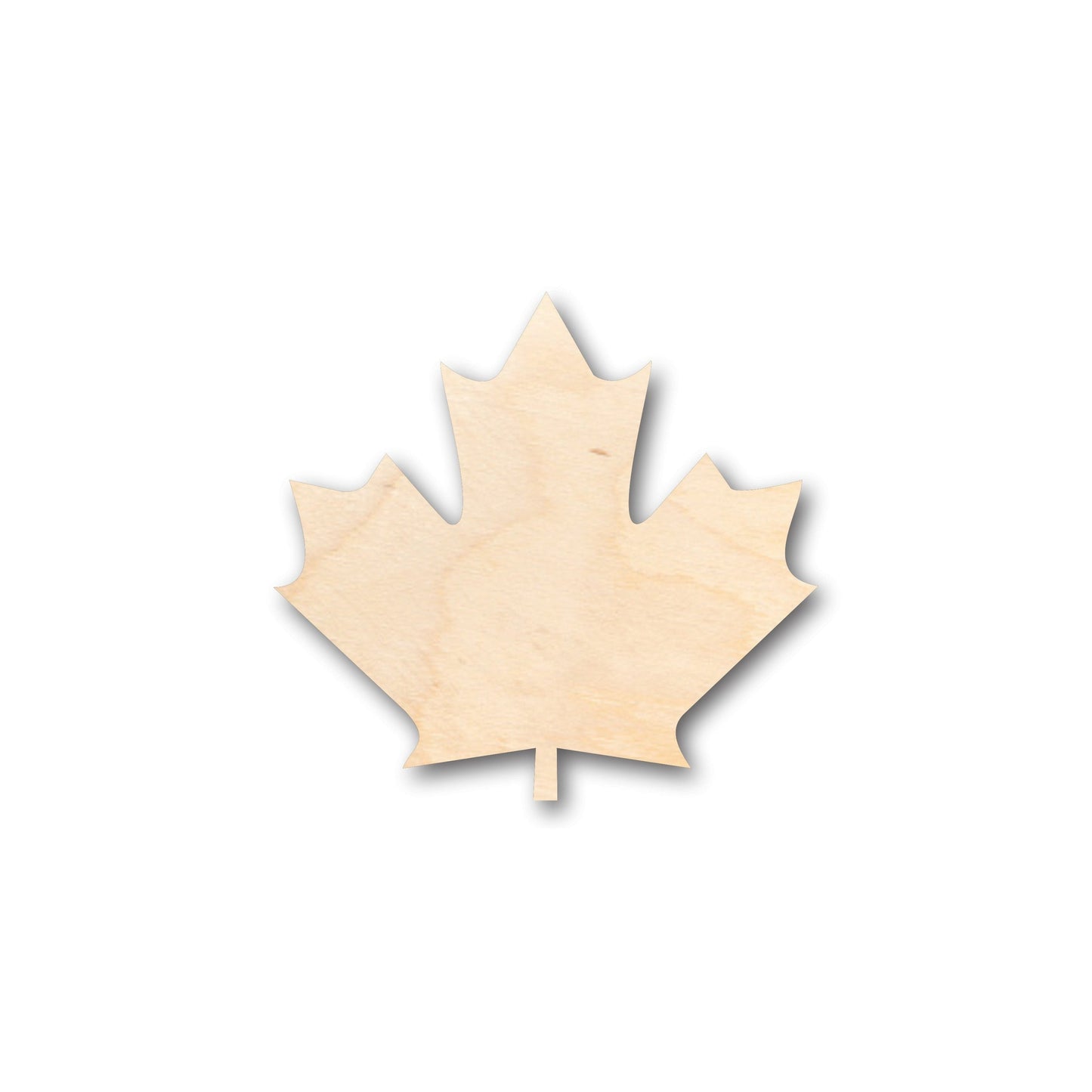 Unfinished Wood Canadian Maple Leaf Shape - Craft - up to 46" DIY