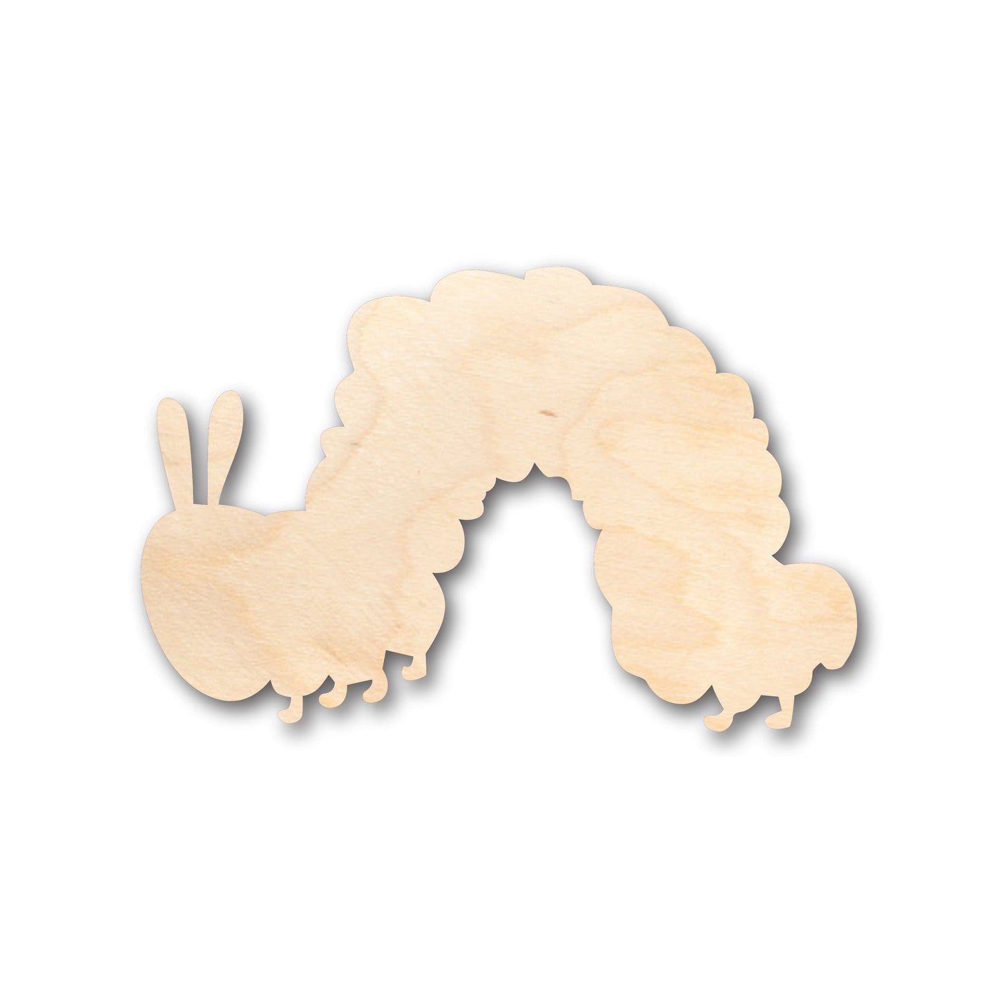 Unfinished Wood Caterpillar Shape - Craft - up to 46" DIY