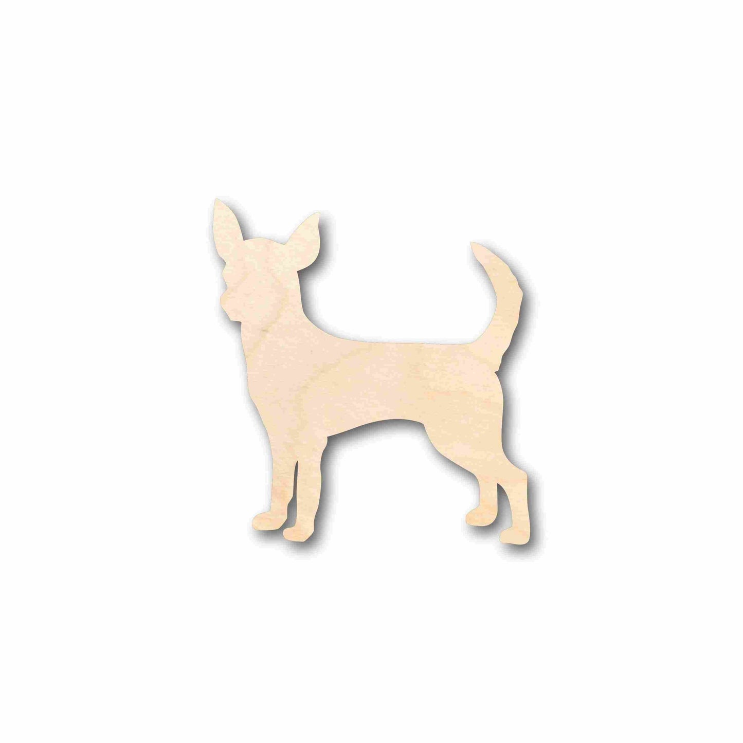 Unfinished Wood Chihuahua Silhouette - Craft- up to 46" DIY