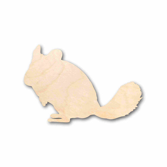 Unfinished Wood Chinchilla Silhouette - Craft- up to 46" DIY