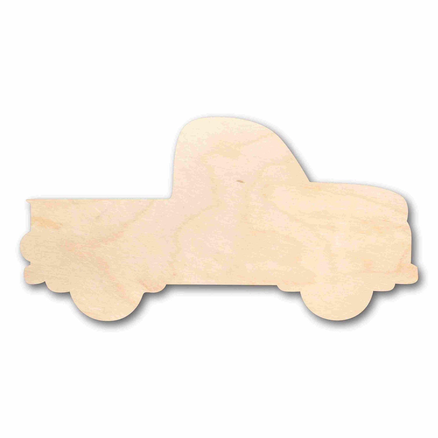 Unfinished Wood Christmas Tree Car Truck Silhouette - Craft- up to 46" DIY