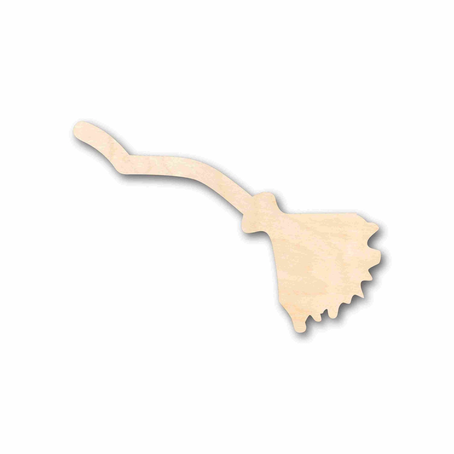 Unfinished Wood Crooked Flying Broom Silhouette - Craft- up to 46" DIY