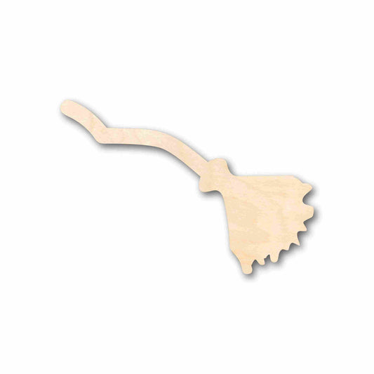 Unfinished Wood Crooked Flying Broom Silhouette - Craft- up to 46" DIY
