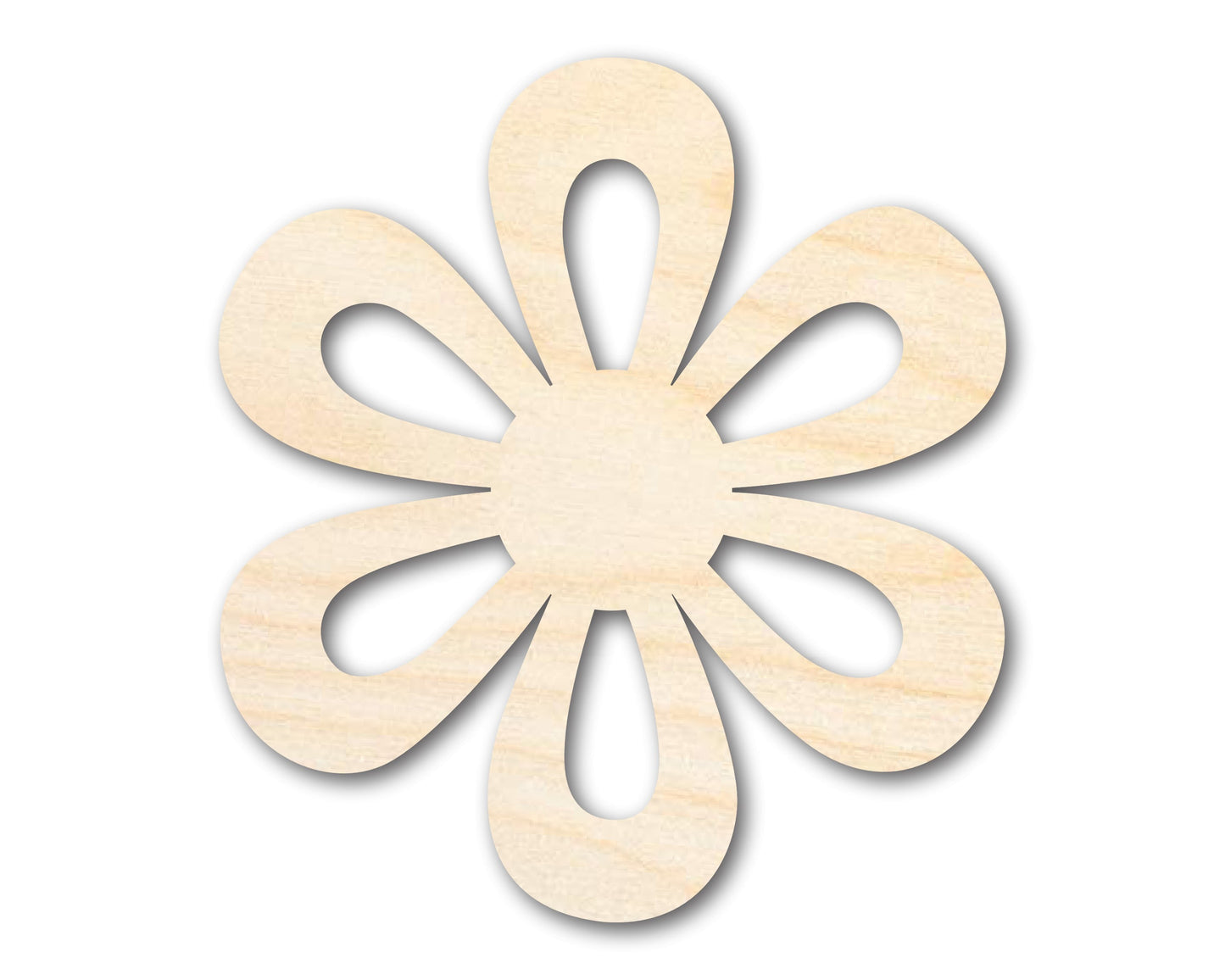 Unfinished Wood Daisy Shape - Flower Craft - up to 46" DIY