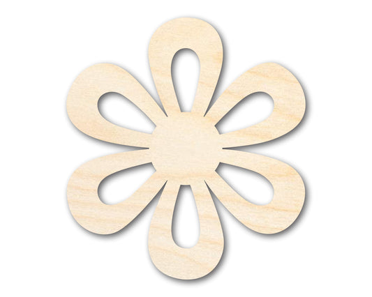 Unfinished Wood Daisy Shape - Flower Craft - up to 46" DIY