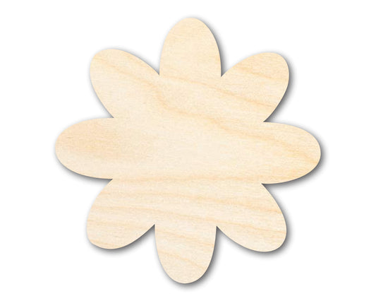 Unfinished Wood Flower Shape - Country Craft - up to 46" DIY