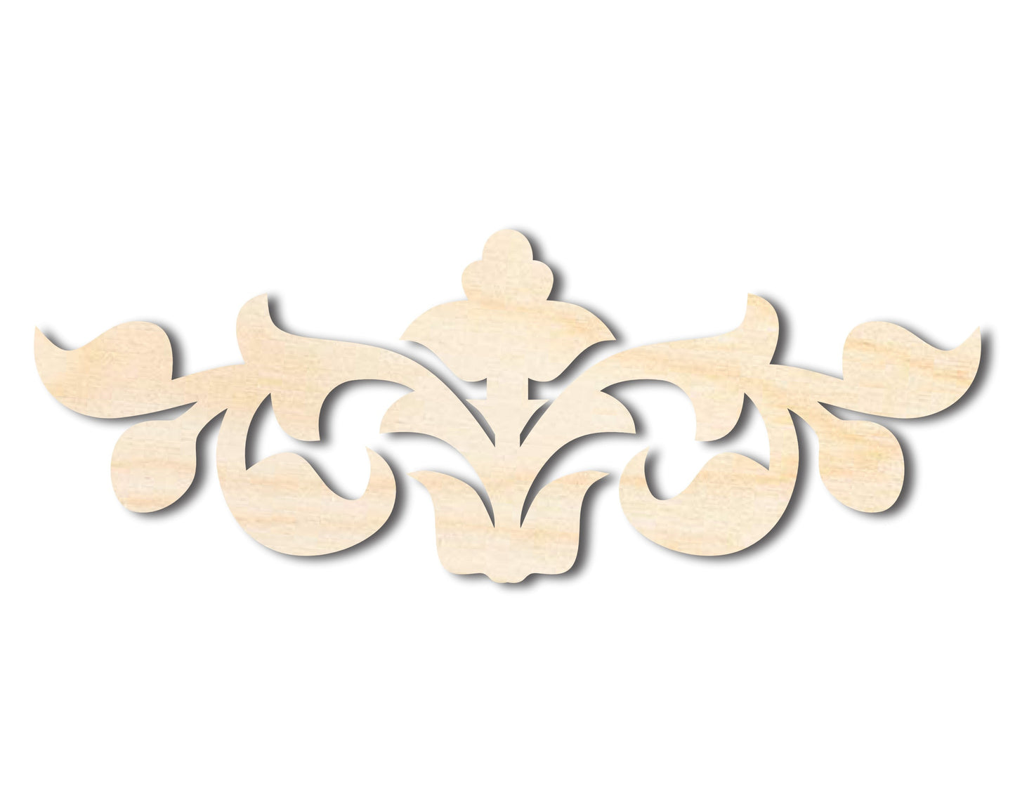 Unfinished Wood Deco Border Silhouette - Craft - up to 46" DIY