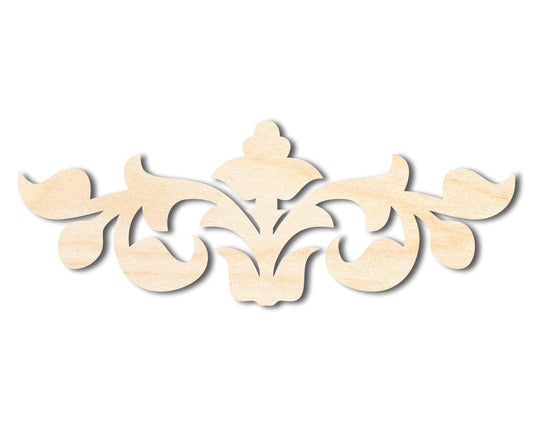 Unfinished Wood Deco Border Silhouette - Craft - up to 46" DIY