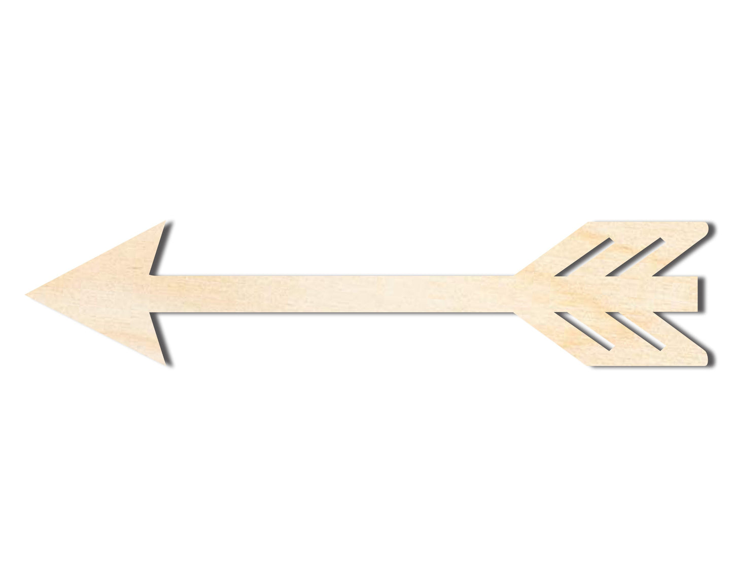Unfinished Wood Decorative Arrow Shape | Craft Cutout | up to 46" DIY