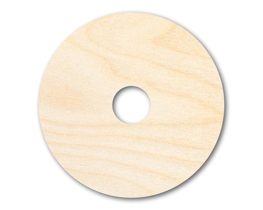 Unfinished Wood Donut Shape - Food Craft - up to 46" DIY