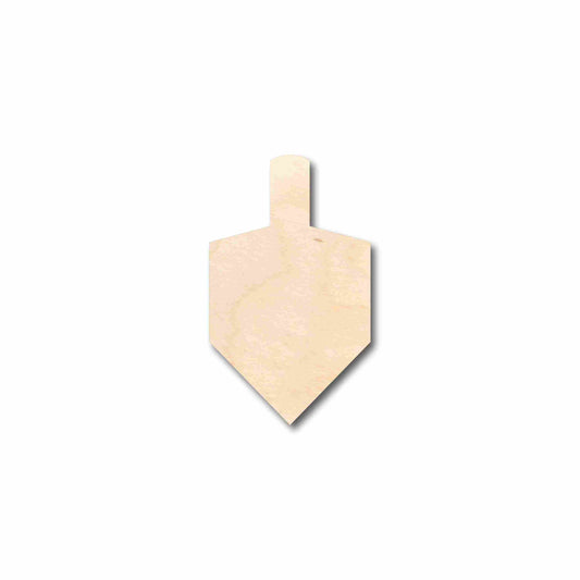 Unfinished Wood Dreidel Silhouette - Craft- up to 46" DIY