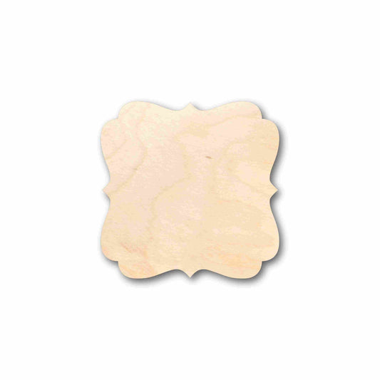 Unfinished Wood Fancy Award Craft Plaque Silhouette - Craft- up to 46" DIY