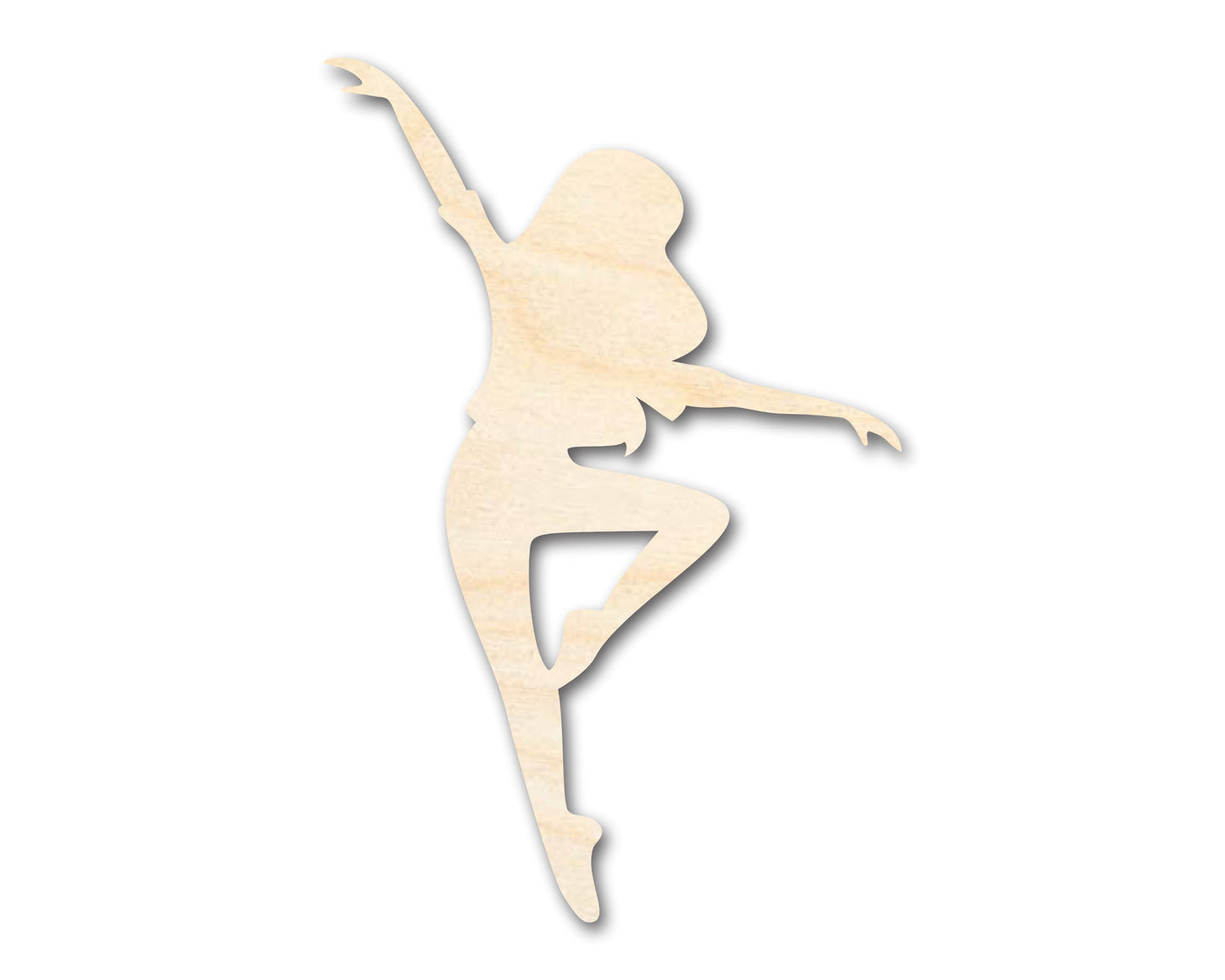 Unfinished Wood Dancer Shape - Dance Craft - up to 46" DIY