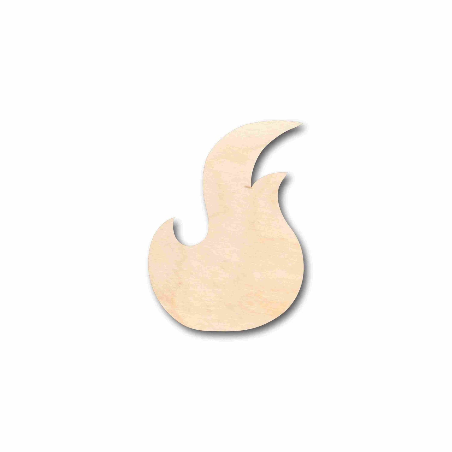 Unfinished Wood Fire Element Silhouette - Craft- up to 46" DIY