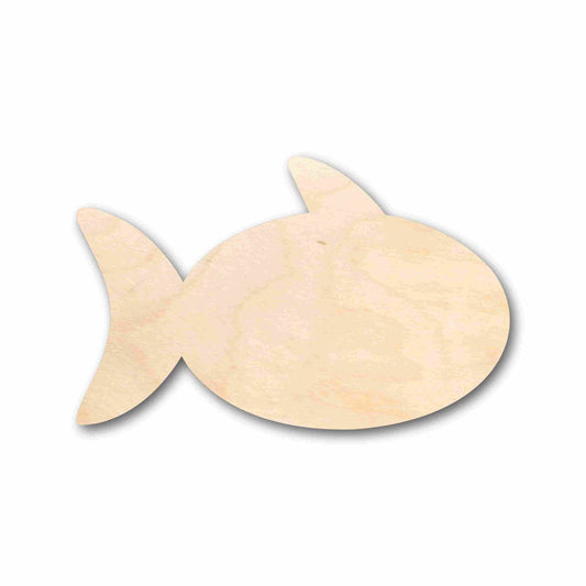 Unfinished Wood Fish Shape Silhouette - Craft- up to 46" DIY