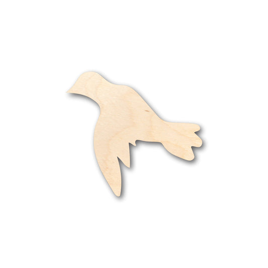 Unfinished Wood Flying Dove Pigeon Bird Shape - Craft - up to 46" DIY