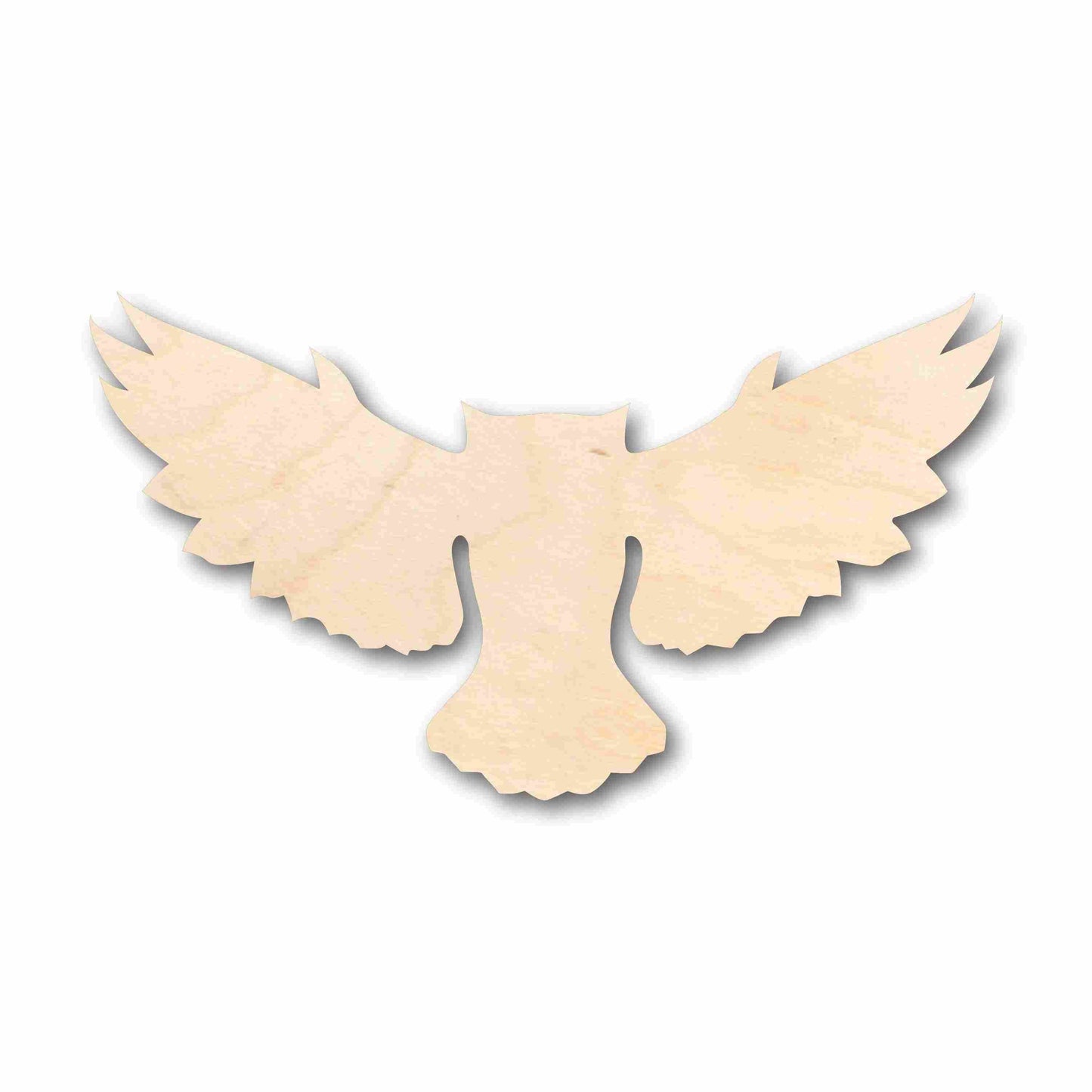 Unfinished Wood Flying Owl Silhouette - Craft- up to 46" DIY