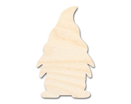 Unfinished Wood Garden Gnome Silhouette - Craft - up to 46" DIY