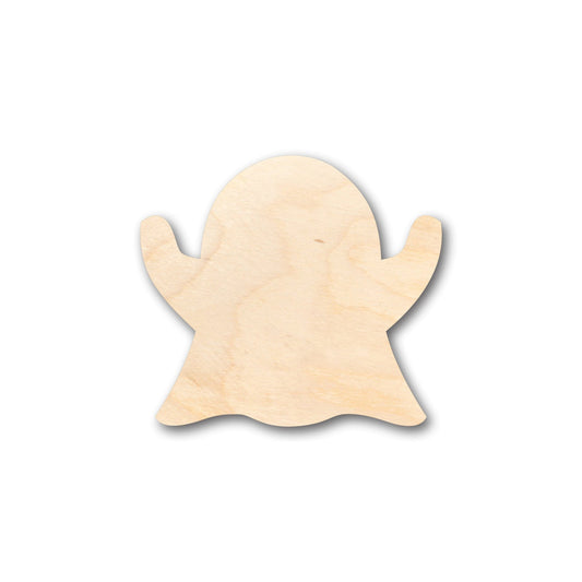 Unfinished Wood Ghost Halloween Shape - Craft - up to 46" DIY