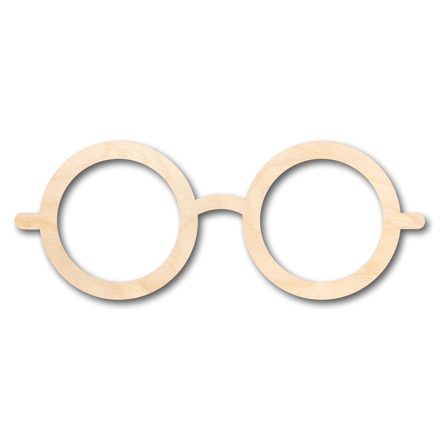 Unfinished Wood Glasses Shape - Craft - up to 46" DIY